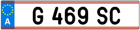 Truck License Plate